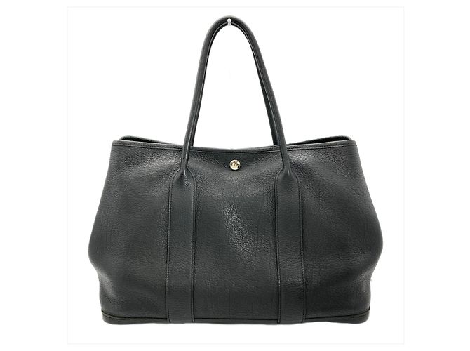Hermès Borsa Tote Hermes Garden Party PM Nero - vista 2