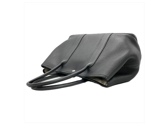 Hermès Borsa Tote Hermes Garden Party PM Nero - vista 3