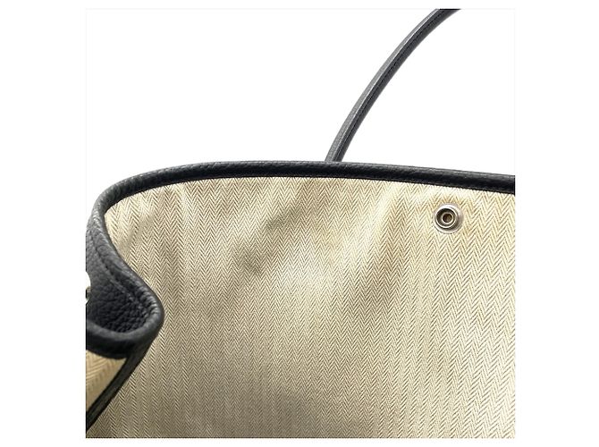 Hermès Borsa Tote Hermes Garden Party PM Nero - vista 6