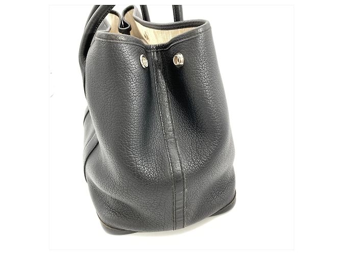 Hermès Borsa Tote Hermes Garden Party PM Nero - vista 9