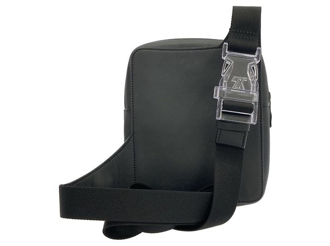 Borsa a tracolla in pelle nera Louis Vuitton Nero - vista 2