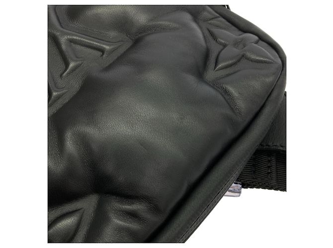 Borsa a tracolla in pelle nera Louis Vuitton Nero - vista 5