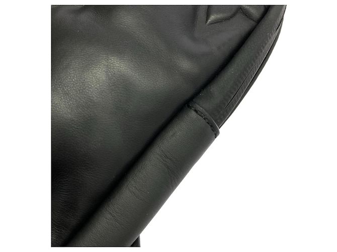 Borsa a tracolla in pelle nera Louis Vuitton Nero - vista 6
