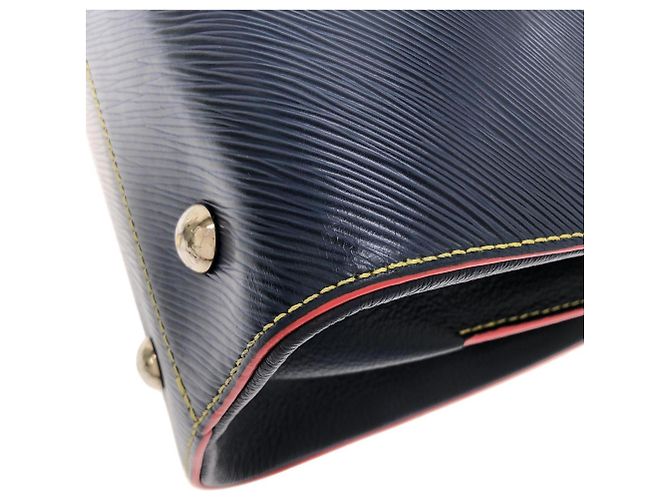Borsa Tote Louis Vuitton Epi Twist Blu - vista 3