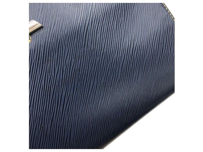 Borsa Tote Louis Vuitton Epi Twist Blu - vista 5