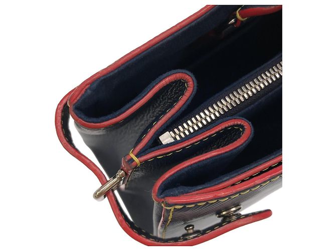 Borsa Tote Louis Vuitton Epi Twist Blu - vista 7