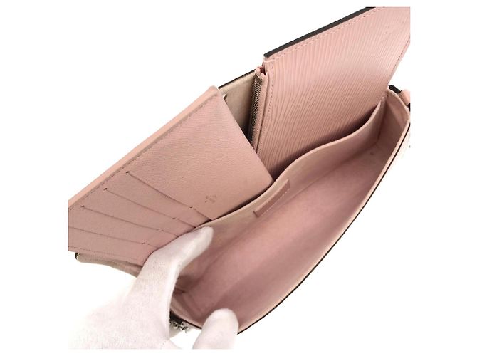 Pochette Félicie Pochette Felicie Epi Louis Vuitton M62467 Borsa a Spalla Rosa - vista 8