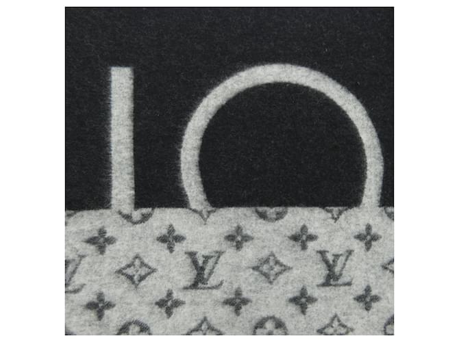 Sciarpa in cashmere Louis Vuitton LV Split Marrone Nero - vista 4