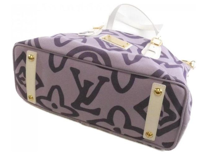 Borsa Louis Vuitton Taïcienne PM Porpora - vista 3