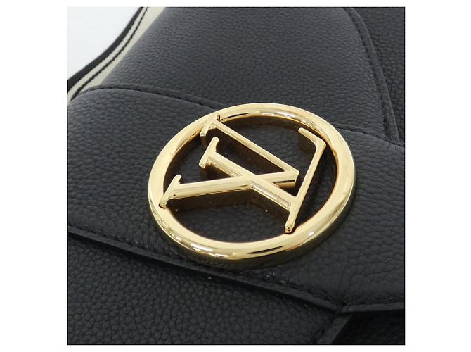 Borsa a Spalla Louis Vuitton LV Pont Neuf Soft MM Nero - vista 5