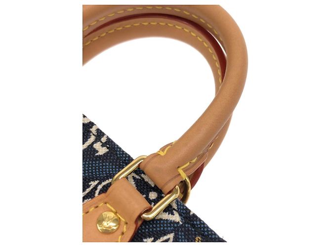 Louis Vuitton SINCE1854 Petite Sac Plat Handbag Blu - vista 5