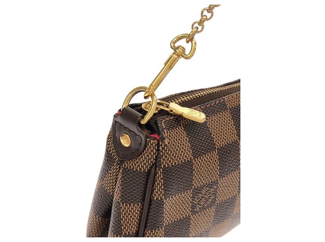 Borsa a Spalla Louis Vuitton Damier Eva Damier ebene - vista 5