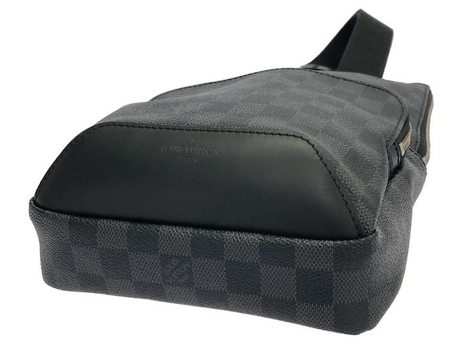 Borsa a tracolla Louis Vuitton Damier Graphite Avenue Damier ebene - vista 3