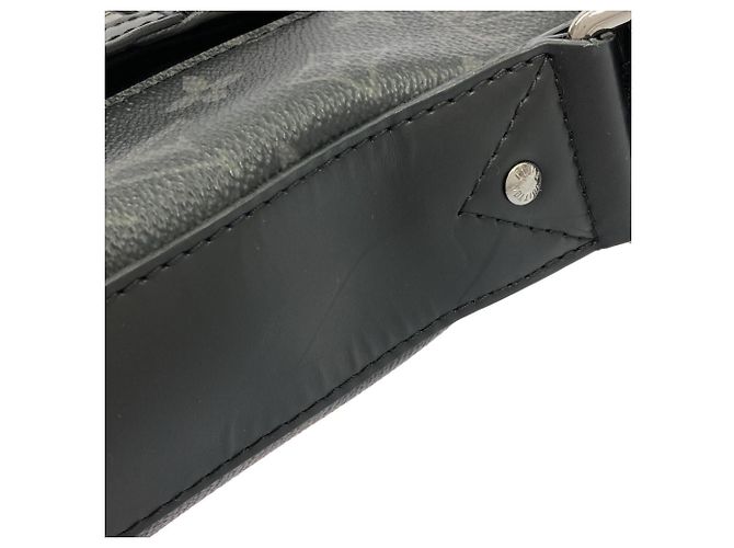 Borsa a tracolla Louis Vuitton Monogram Eclipse Odyssée Messenger PM M44223 Nero - vista 5