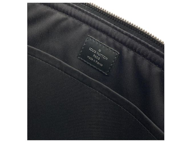 Borsa a tracolla Louis Vuitton Monogram Eclipse Odyssée Messenger MM M44224 Nero - vista 10