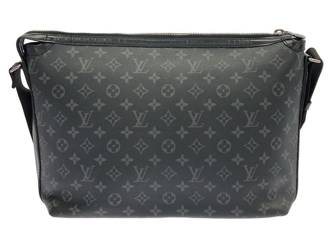 Borsa a tracolla Louis Vuitton Monogram Eclipse Odyssée Messenger MM M44224 Nero - vista 2