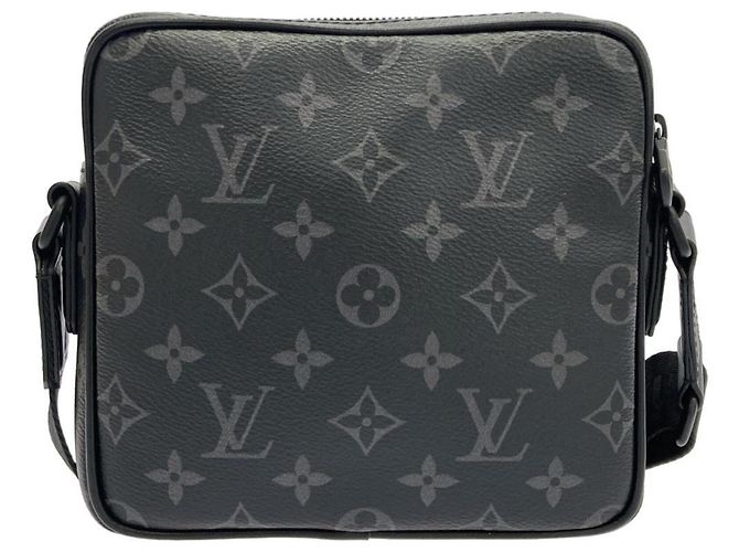Borsa Messenger Louis Vuitton Monogram Eclipse Getaway Nero - vista 2