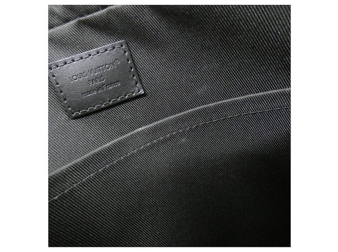 Louis Vuitton Monogram Eclipse Reverse Trio Messenger Umhängetasche Schwarz Grau - Ansicht 8