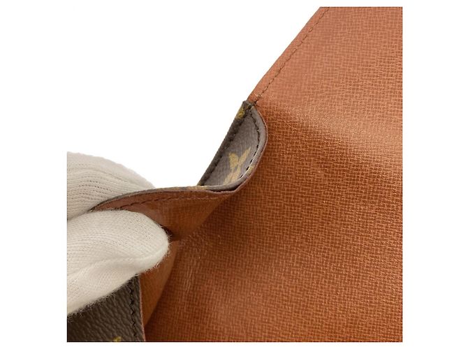 Borsa a Spalla Louis Vuitton Monogram Cartouchiere Marrone - vista 10