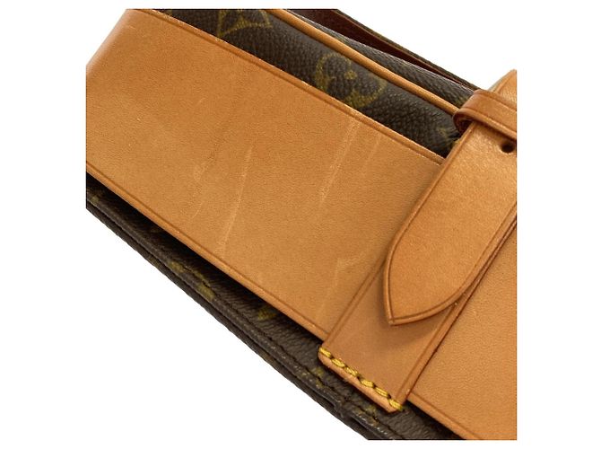 Borsa a Spalla Louis Vuitton Monogram Cartouchiere Marrone - vista 4