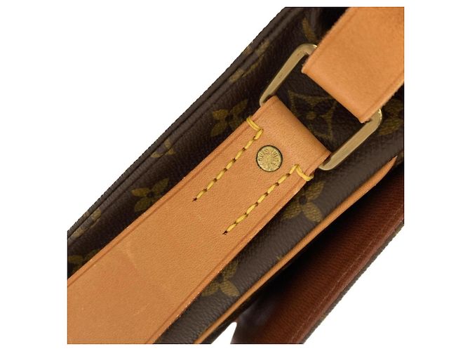 Borsa a Spalla Louis Vuitton Monogram Cartouchiere Marrone - vista 7