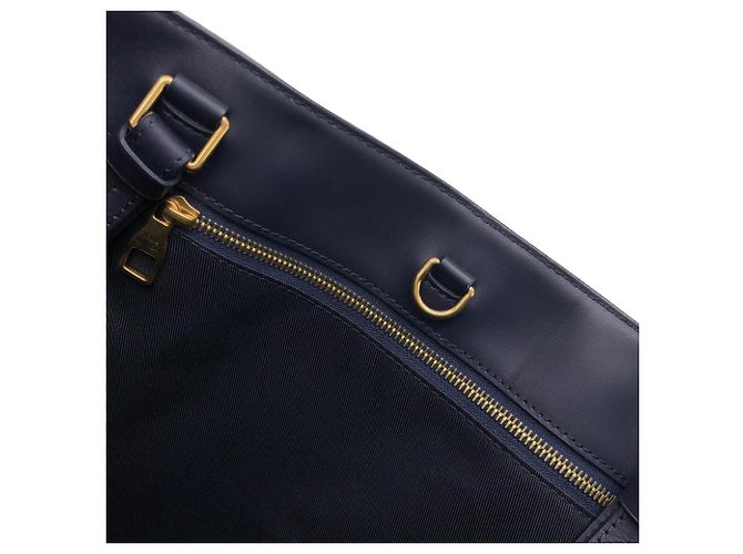 Louis Vuitton Monogram Bleach Sac Plat Handbag Black Blue - view 9
