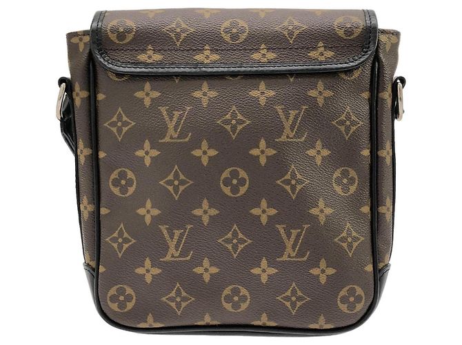 Borsa a Spalla Louis Vuitton Monogram Macassar Bass PM Marrone - vista 2