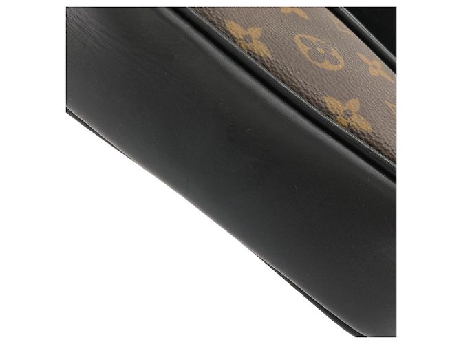 Borsa a Spalla Louis Vuitton Monogram Macassar Bass PM Marrone - vista 4