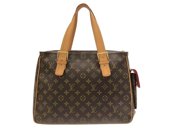 Borsa Louis Vuitton Monogram Multipli Cité Marrone - vista 2