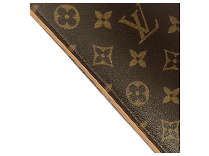 Borsa Louis Vuitton Monogram Multipli Cité Marrone - vista 4
