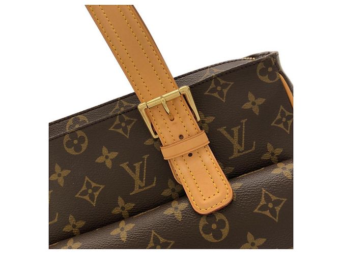 Borsa Louis Vuitton Monogram Multipli Cité Marrone - vista 6