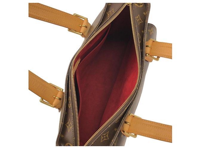 Borsa Louis Vuitton Monogram Multipli Cité Marrone - vista 8