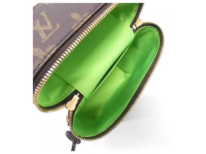 Borsa Louis Vuitton Monogram Vertical Box Trunk Marrone - vista 7