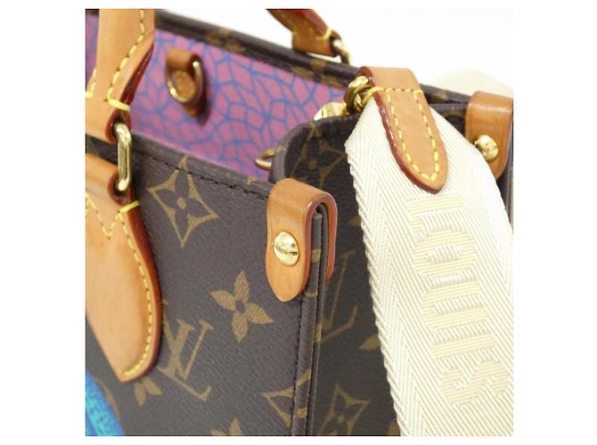 Borsa Louis Vuitton Monogram OnTheGo PM Marrone - vista 5