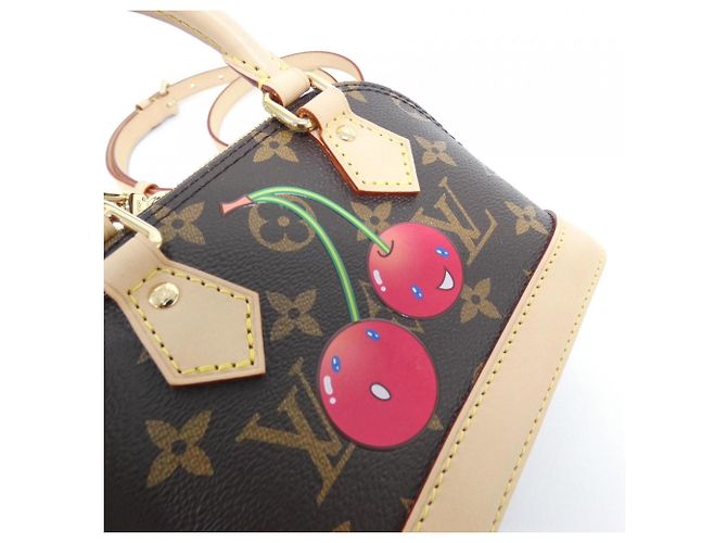 Borsa Louis Vuitton Monogram Nano Alma Marrone - vista 4
