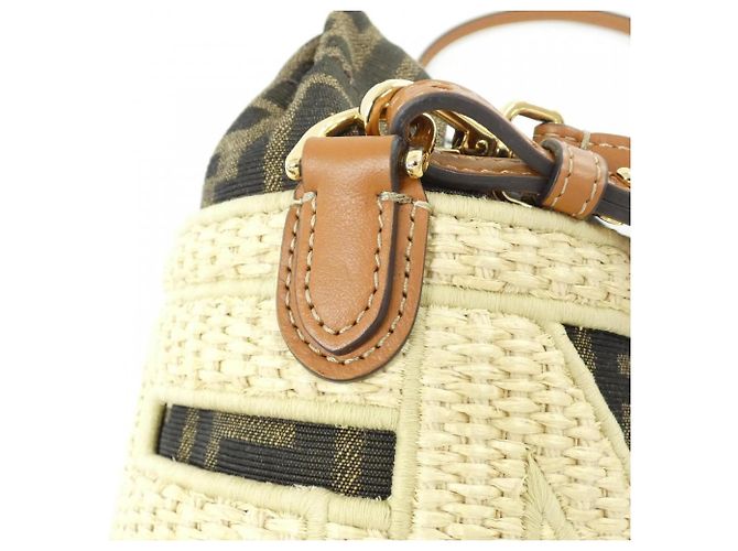 Piccola borsa a tracolla Fendi Step Out Marrone - vista 4
