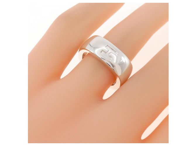 Ring Hermès Anello a fascia in argento 925 Hermes - vista 5