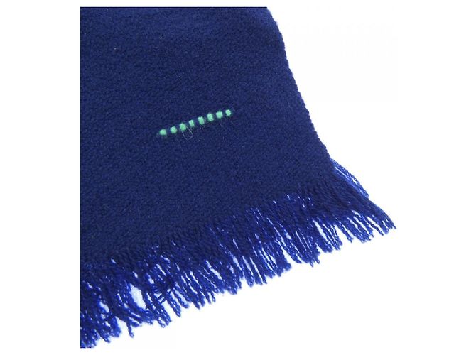 Hermès Stola in cashmere Hermes in Navy Blu navy - vista 2