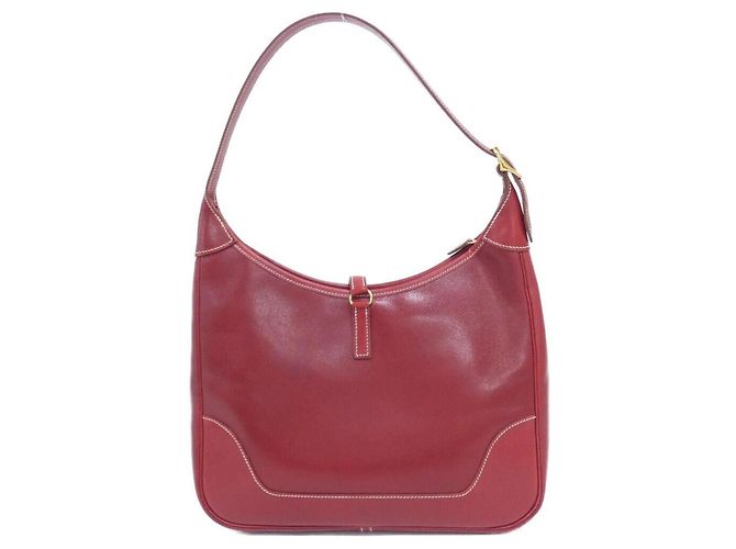 Hermès Borsa a Spalla Hermes TRIM 31cm Rosso - vista 2