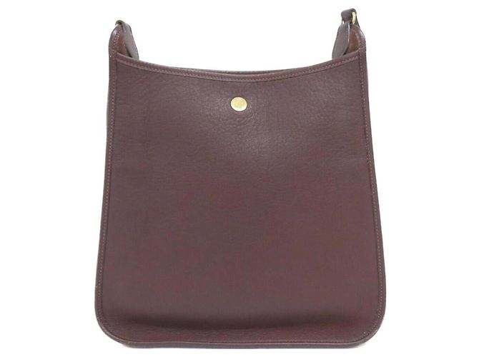 Hermès Borsa a Spalla Hermes Vespa PM Marrone - vista 2