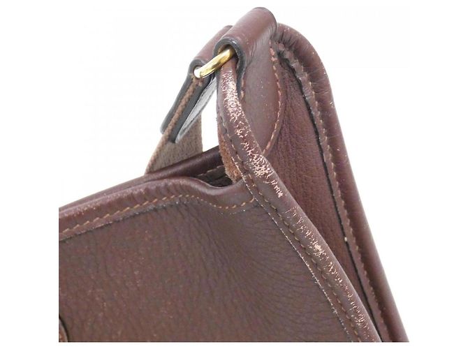 Hermès Borsa a Spalla Hermes Vespa PM Marrone - vista 5