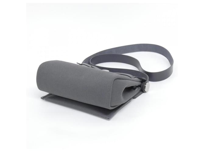 Hermès Borsa a tracolla Hermes Herbag Zip Grigio - vista 3