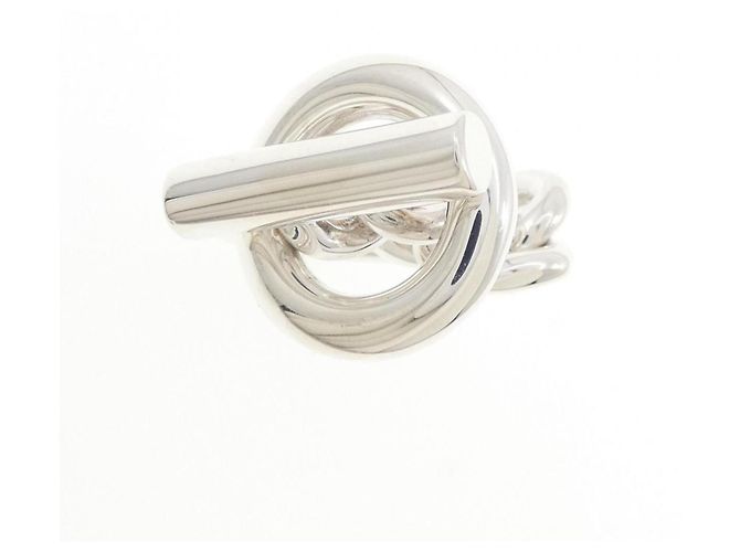 Ring Anello Croisette in Argento 925 Hermès - vista 2