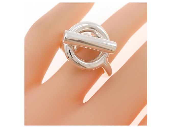 Ring Anello Croisette in Argento 925 Hermès - vista 5