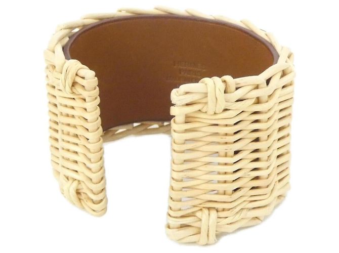 Hermes Hermès Collier de Chien Medor Picnic Bangle Rot Golden - Ansicht 2