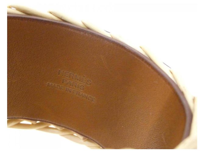 Hermes Hermès Collier de Chien Medor Picnic Bangle Rot Golden - Ansicht 4