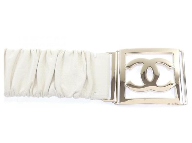 Chanel Standard White Gürtel Weiß - Ansicht 2