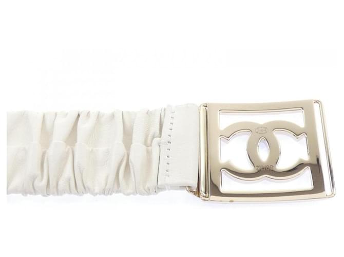 Chanel Standard White Gürtel Weiß - Ansicht 3