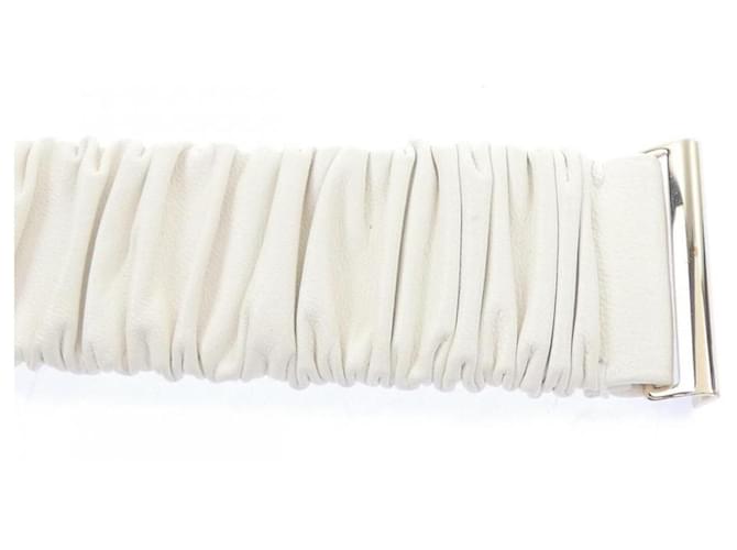 Chanel Standard White Gürtel Weiß - Ansicht 4
