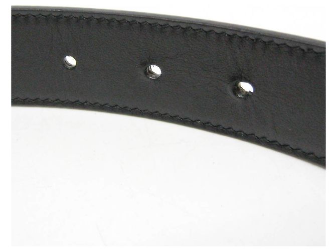 Cinturón reversible Gucci GG Emblem Negro Beige - vista 7